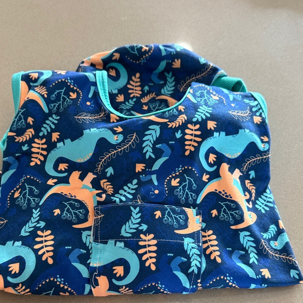 Dinosaur Print Dog onesie for med dogs 
Used for after surgery
